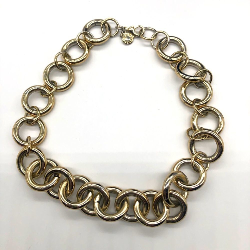 J.Crew Thick Link Chain Choker Necklace - Picture 3 of 3